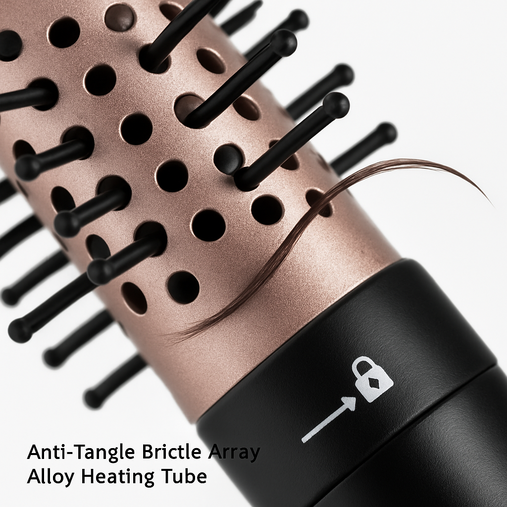 5-in-1 Curling Wand with 4 Barrels & Brush